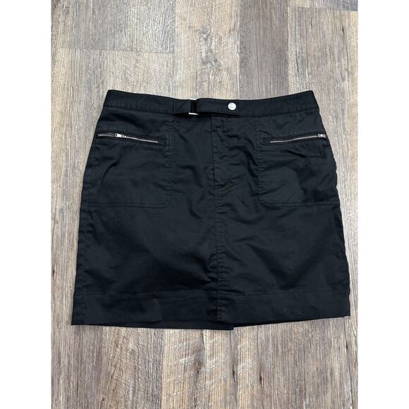 Ralph Lauren Golf Black Skirt with Zipper Pockets Size 12 - Picture 1 of 5